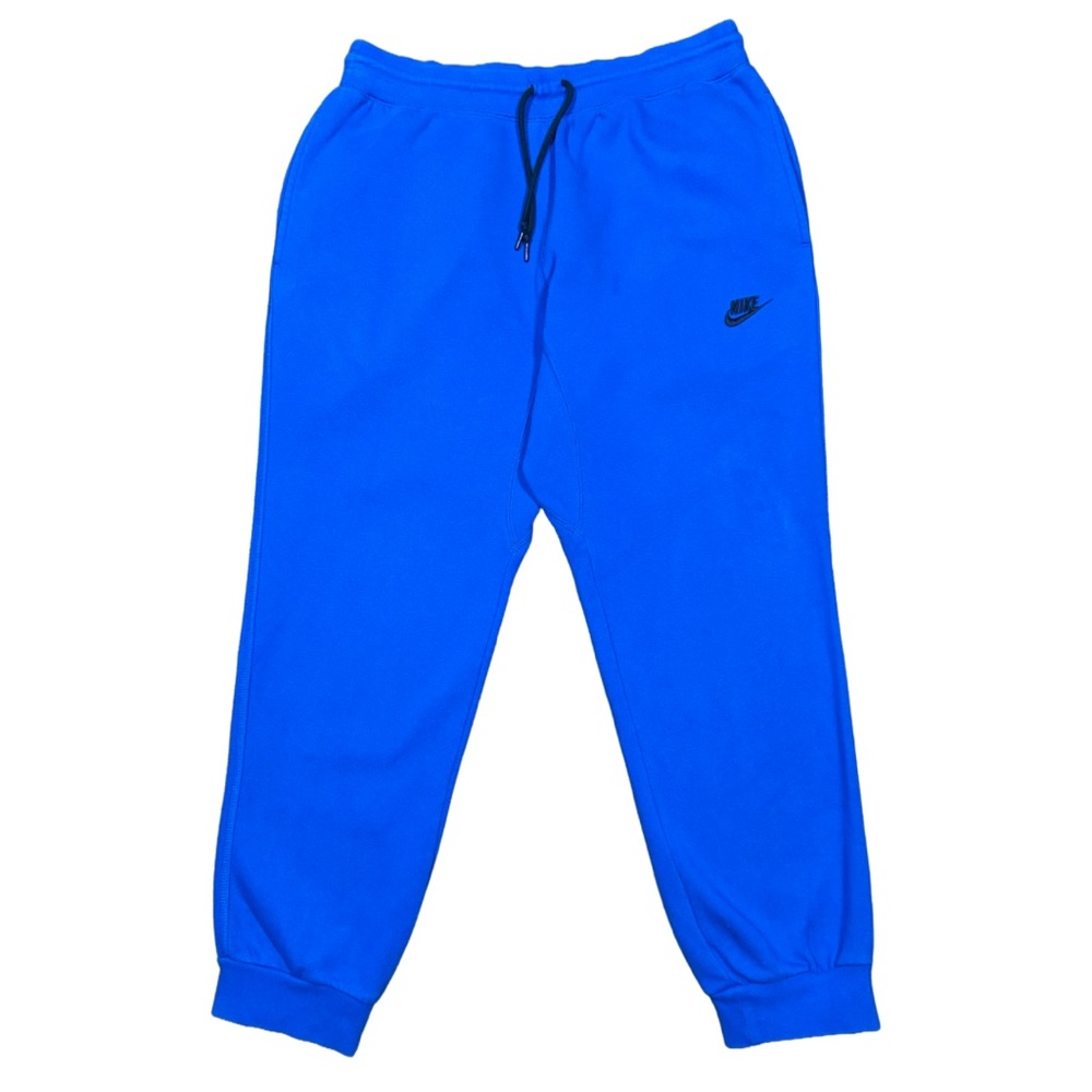 Sportswear Men’s Athletic Casual Solid Blue Drawstring Sweatpants Size XL